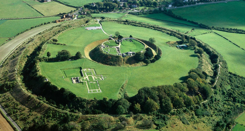 Aerial View of Old Sarum